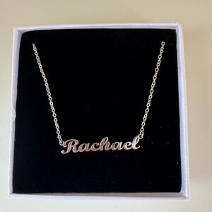 My Little Necklace Silver “RACHAEL” personalized name Chain